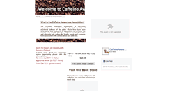 Desktop Screenshot of caffeineawareness.org